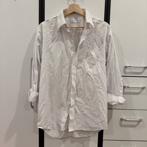 Marquise Crisp White Casual Button Down Shirt